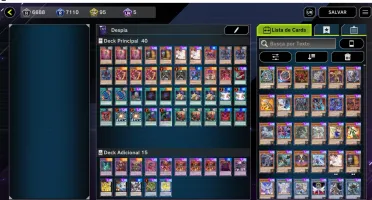 CONTA YU-GI-OH MASTER DUEL DECKS META E GEMA