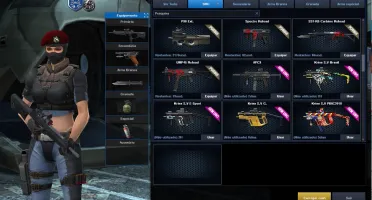 Conta Point Blank Tenente Coronel 1 Lotada de Itens