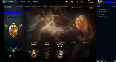 CONTA LOL TODOS OS CHAMPS GOLD3