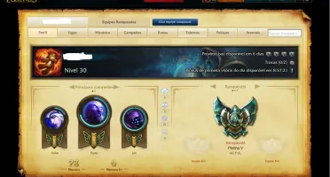 Conta Platina 5 (Ganhando 30 pdl por partida)