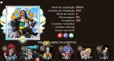 Conta End Game Grand Line Adventures - GLA COM ARMA DA HINA