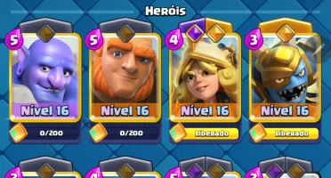 CONTA CLASH ROYALE TOP | 12.2K TROFÉUS | 122/122 CARTAS |