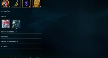 Conta lol 3 skins nasus infernal unranked