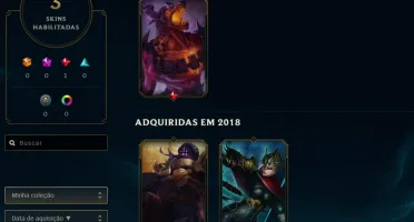 Conta lol 3 skins nasus infernal unranked