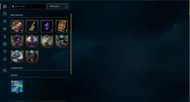 Conta LOL (283 Skins, 5gemas, 295 ícones, 41 sentinelas,7cr)