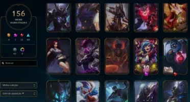Conta League Of Legends (156 Skins, Todos Campeões)