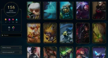 Conta League Of Legends (156 Skins, Todos Campeões)