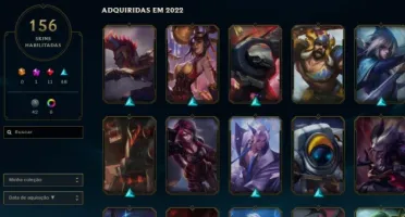 Conta League Of Legends (156 Skins, Todos Campeões)