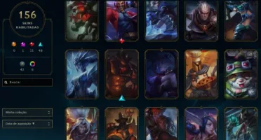 Conta League Of Legends (156 Skins, Todos Campeões)