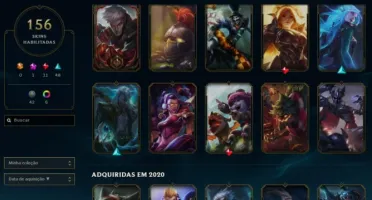 Conta League Of Legends (156 Skins, Todos Campeões)