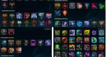 GOLD 4 em 2018, 112champs, 37skins (2 lendárias)