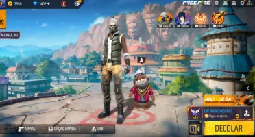 Contas Free Fire level 3 com 300 Diamantes+troca de nick