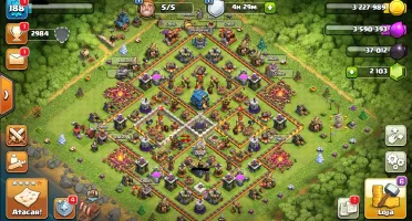 Conta/Vila CV12 no Clash of clans