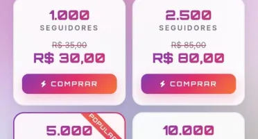 Site Pronto para Vender Seguidores • Curtidas • Visualização