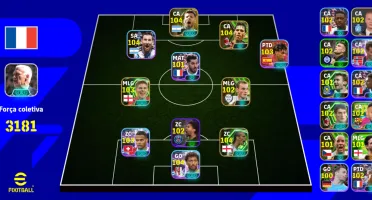 Conta Efootball! 3181 de Força Coletiva + Craques 103/102