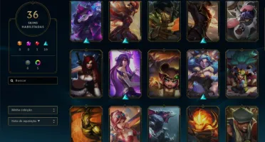 ACC LOL - MESTRE 275PDL - 36 SKINS