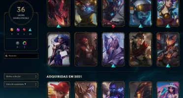 ACC LOL - MESTRE 275PDL - 36 SKINS