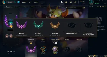 ACC LOL - MESTRE 275PDL - 36 SKINS