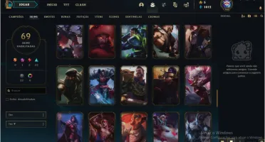 CONTA LVL 166 - GOLD III - 69 SKINS