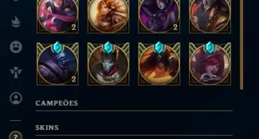 LEAGUE OF LEGENDS | UNICO DONO | + de R$1700,00 em SKINS!