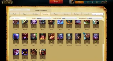 CONTA LV 28 / 1º MD10 / 44 CAMPEÕES / 7 SKINS