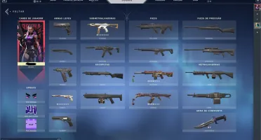 CONTA VALORANT COM ALGUMAS SKINS