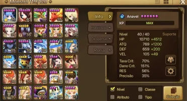 Vendo conta de summoners war