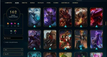 Conta Platina 1 com 155 Champs e 162 Skins + 4 Prestigios