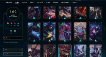 Conta Platina 1 com 155 Champs e 162 Skins + 4 Prestigios