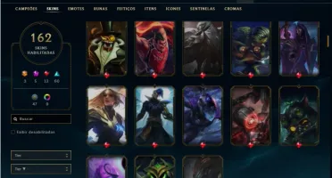 Conta Platina 1 com 155 Champs e 162 Skins + 4 Prestigios