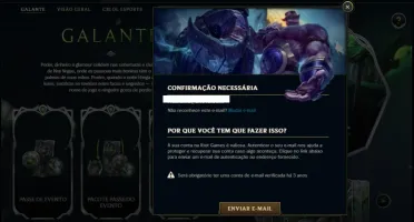 Conta prata 2 com 6 Skins e 26 Champs + 1050 RP