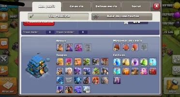 Clash of Clans CV 12 quase Full barato