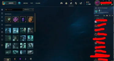 Conta Smuf lvl40 para Season11(40 champs)