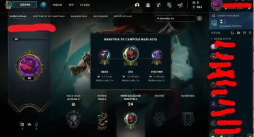 Conta Smuf lvl40 para Season11(40 champs)