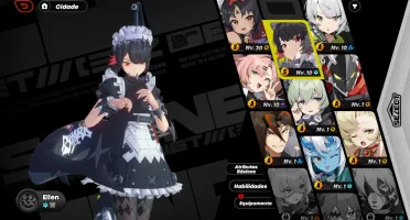 ZZZ Zenless Zone Zero. Nekomata+Ellen. LV11