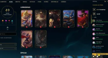 Vendo conta League of legends