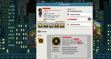 CONTA HABBO 2008/ VÁRIOS COSMÉTICOS, MÓBIS E EMBLEMAS RAROS