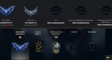 Conta lol diamante 4