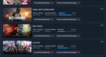 Conta Steam com New World Completo, Brasil