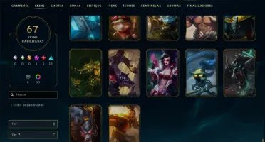 Ouro 4 com 95 Champs e 67 Skins
