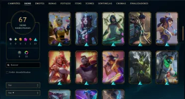 Ouro 4 com 95 Champs e 67 Skins