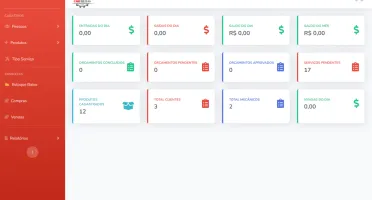 Sistema Para Oficinas Mecânicas - Php 8