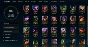 Conta LOL Gold 4