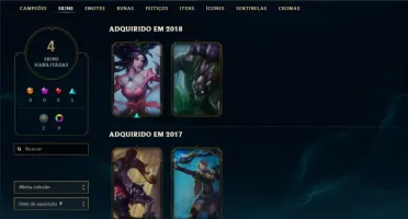 Conta LOL Gold 4