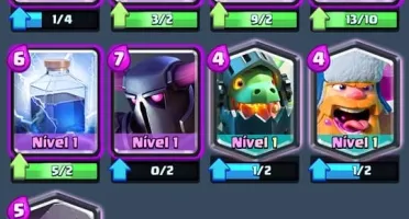 CLASH ROYALE LEVEL 8 COM 4 LENDÁRIAS