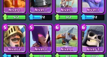 CLASH ROYALE LEVEL 8 COM 4 LENDÁRIAS