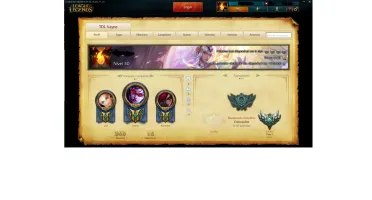 Conta no League of legends