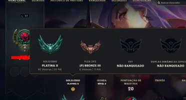 CONTA DE LOL PLATINA 2