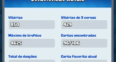 Conta Clash Royale