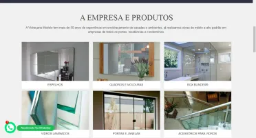 Site para Vidraçaria 100% responsivo em PHP MySQL